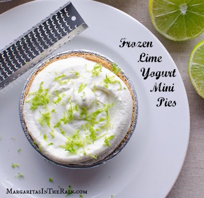 Frozen Lime Yogurt Mini Pies