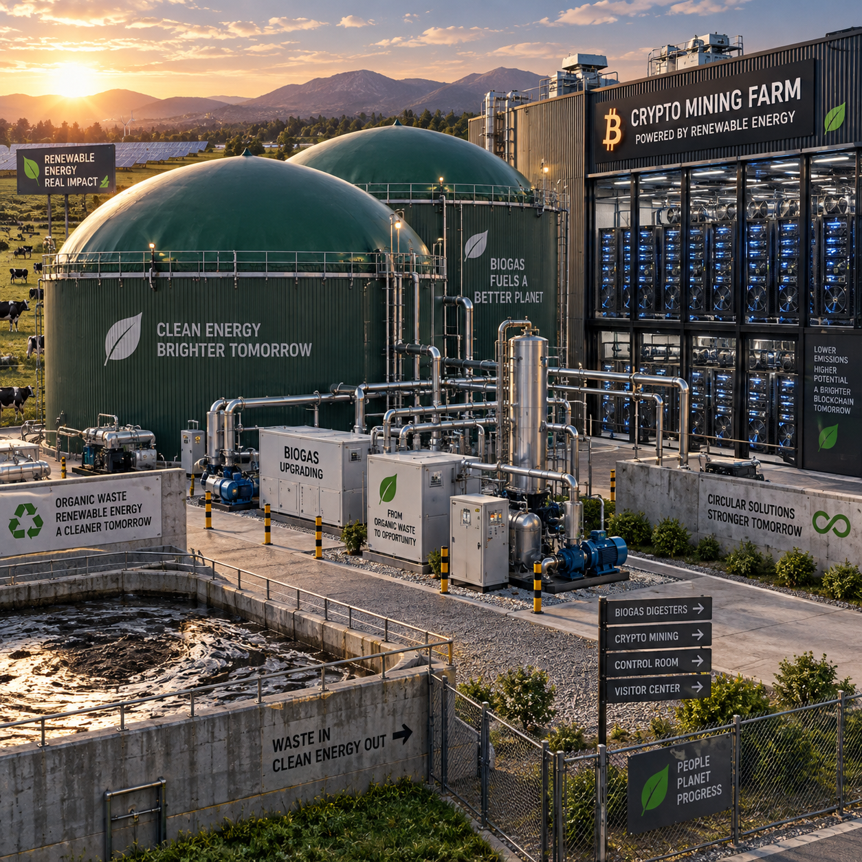 How Renewable Biogas Energy Is Powering The Next Generation Of Sustainable Crypto Mining And Online