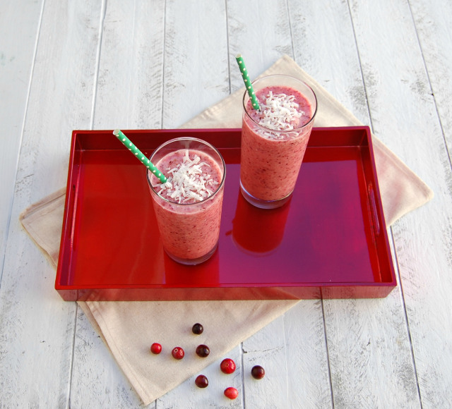 cranberry coconut smoothie