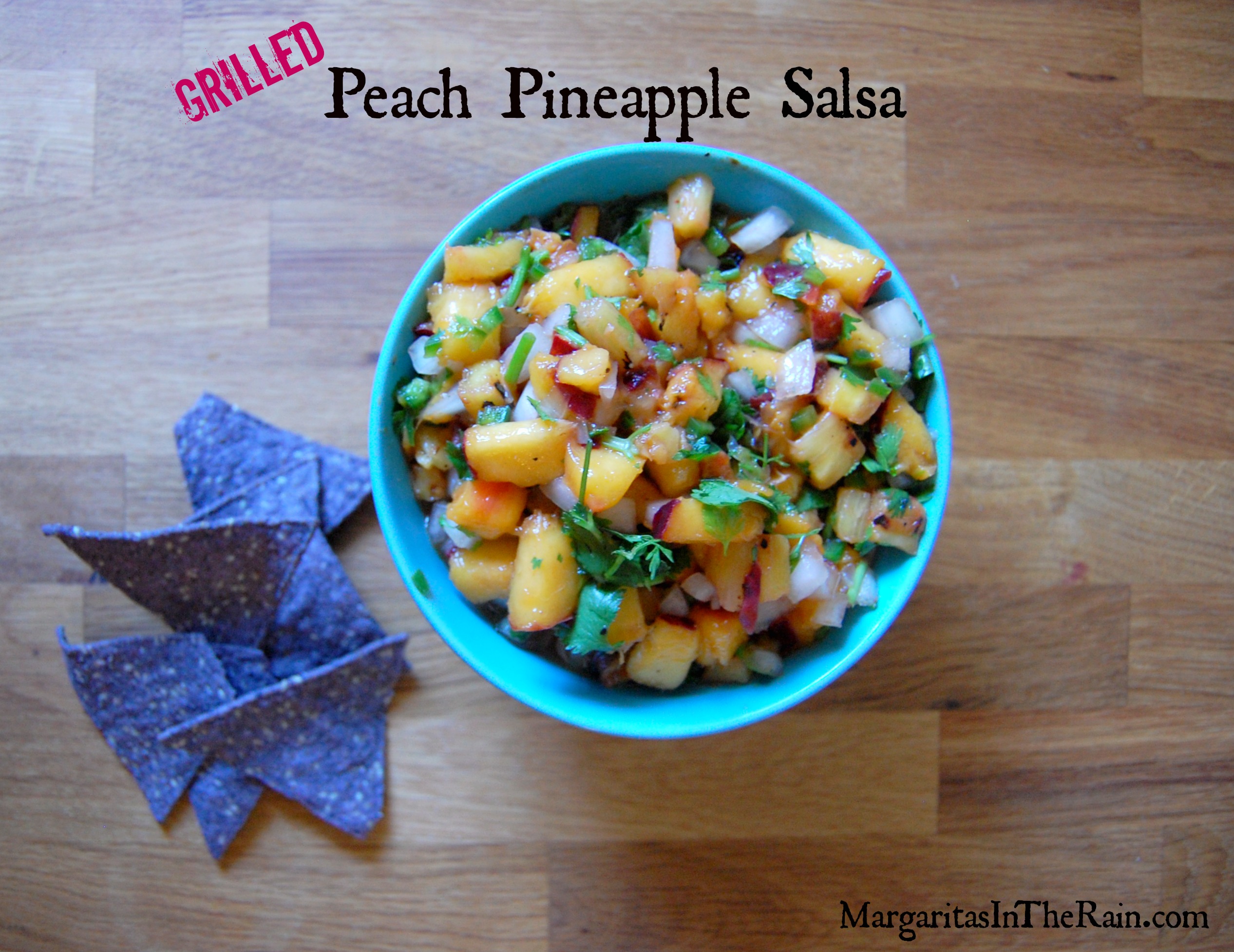 grilled peach pineapple salsa