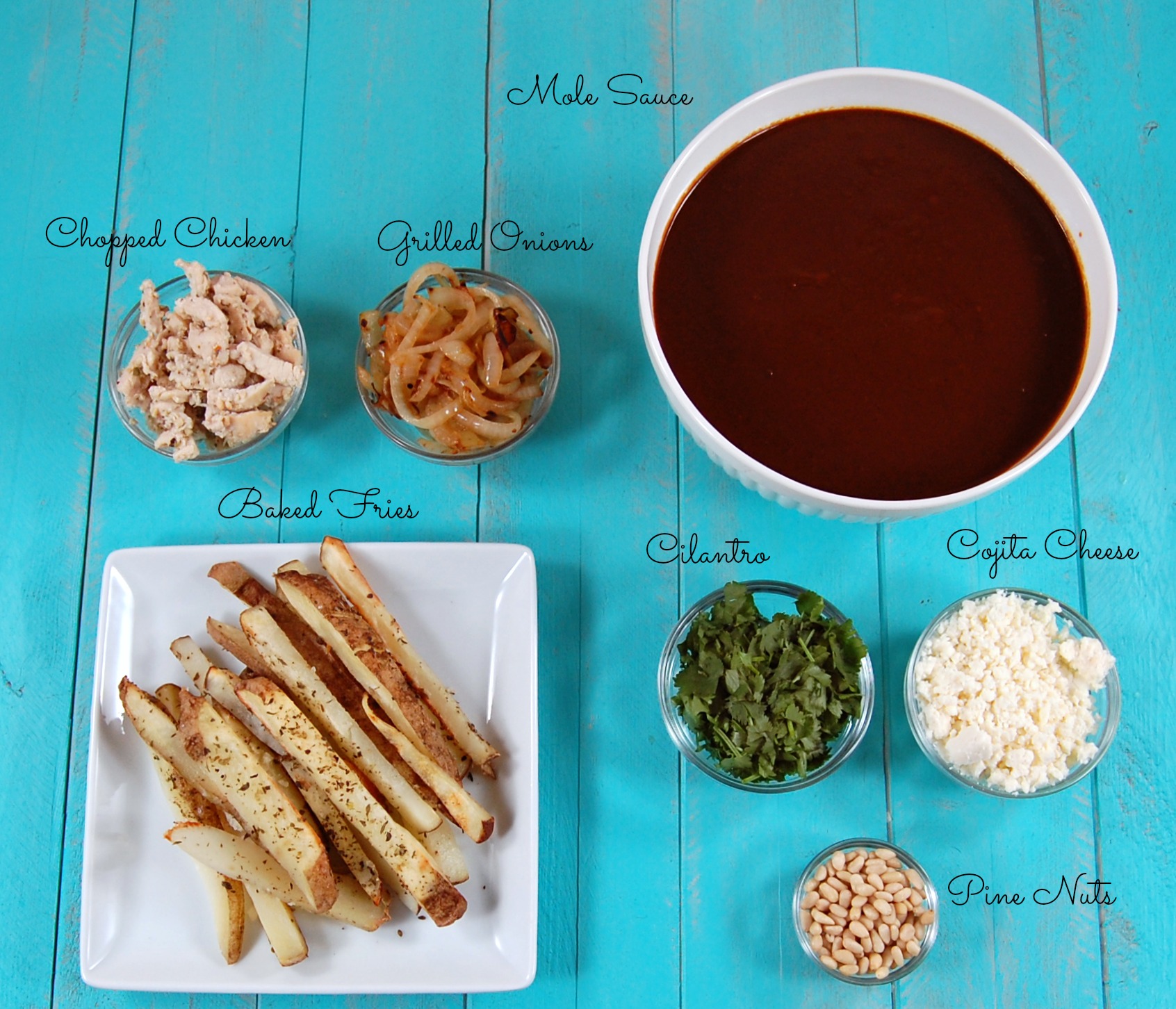 Mole Fries Ingredients